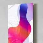 Piastra Radiante Elettrica a Parete in Acciaio con Decoro 1000 Watt - Kelvin Viadurini