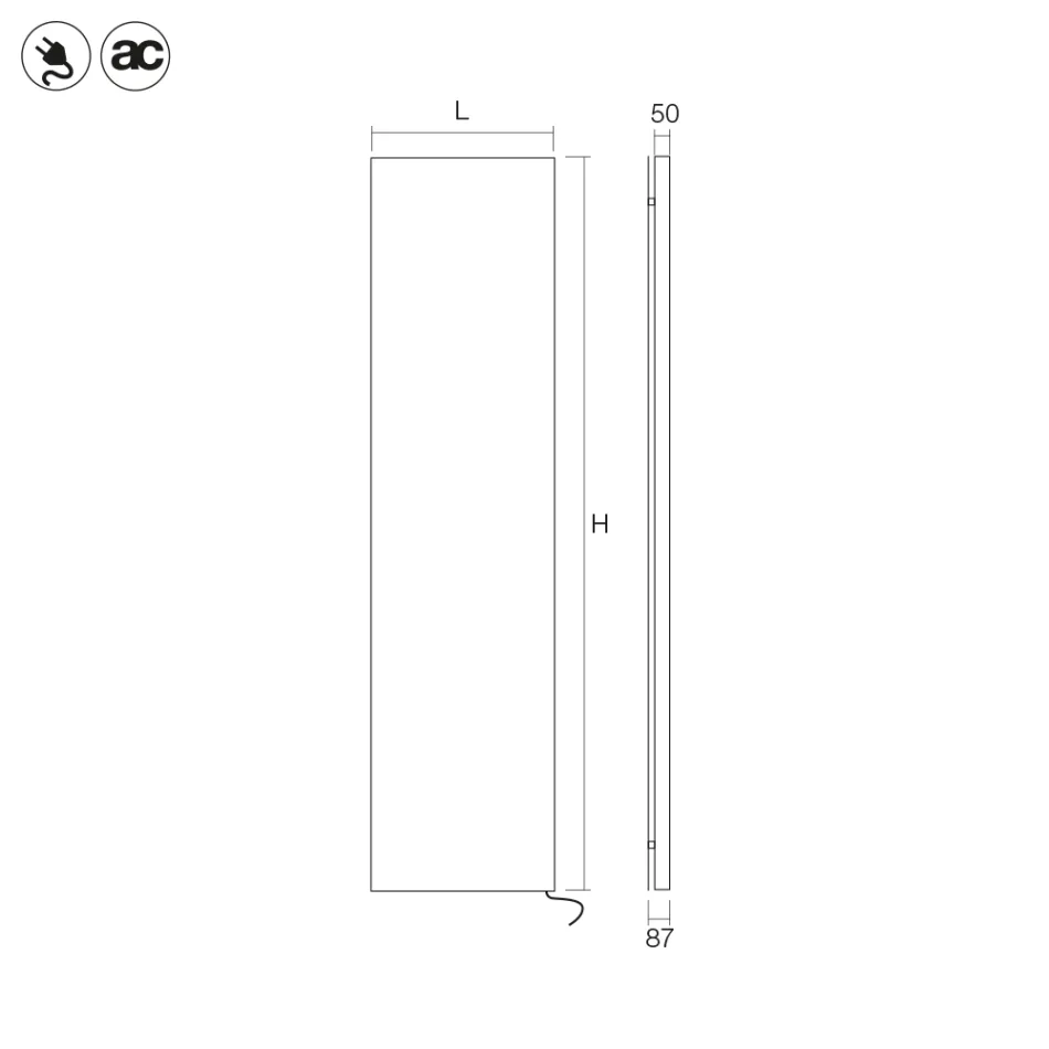 Piastra Radiante Elettrica con Kit di Elettrificazione Made in Italy - Brezza Viadurini