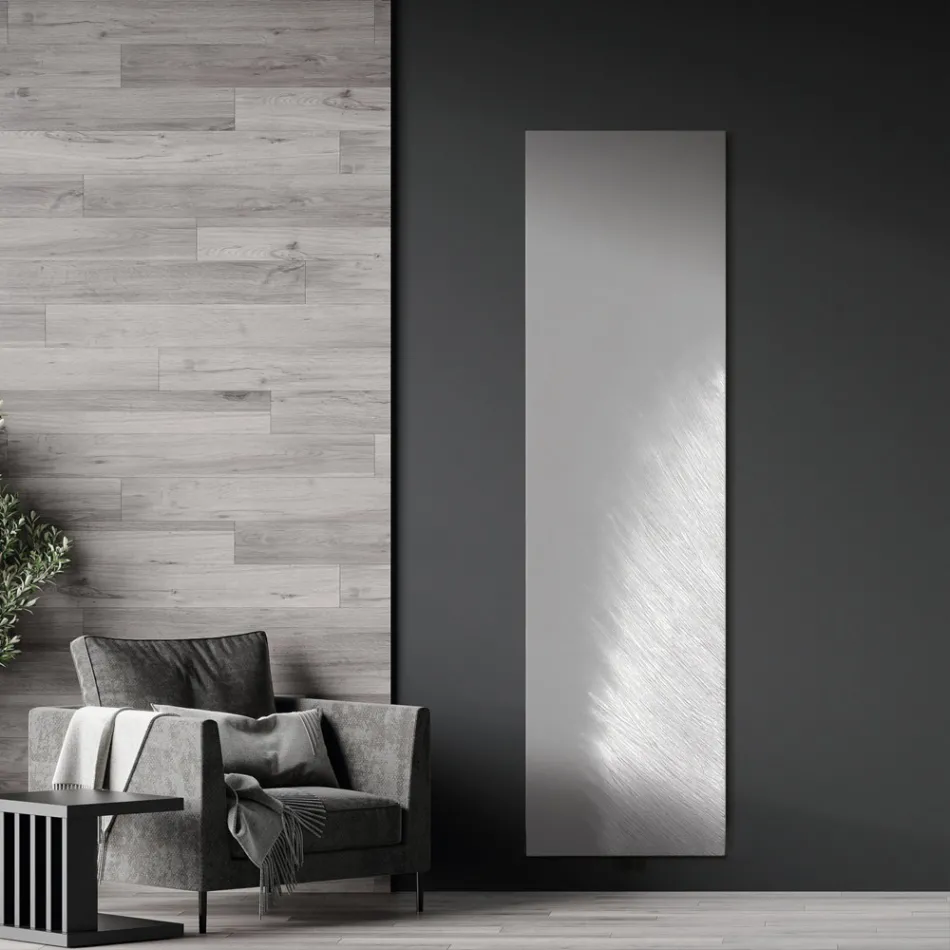 Piastra Radiante Elettrica con Sfumatura di Design Made in Italy - Basalto Viadurini