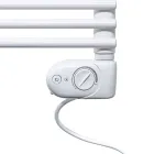Piastra Radiante Elettrica con Sfumatura di Design Made in Italy - Basalto Viadurini