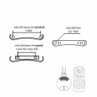 Piastra Radiante Elettrica Termoarredo Moderno a Parete fino 1000 W - Bent Viadurini