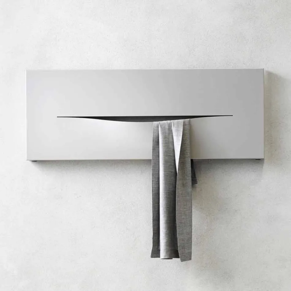 Piastra Radiante Idraulica Orizzontale Design in Acciaio fino 820 W - Cut Viadurini