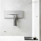 Piastra Radiante Idraulica Orizzontale Design in Acciaio fino 820 W - Cut Viadurini