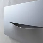 Piastra Radiante Idraulica Orizzontale Design in Acciaio fino 820 W - Cut Viadurini