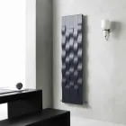 Piastra Radiante in Acciaio a 5 Barre Design Verticale fino a 1003 Watt - River Viadurini