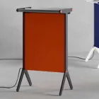 Piastra Radiante in Alluminio e Stoffa Elettrica e Colorata Design 150 W - Sam Viadurini