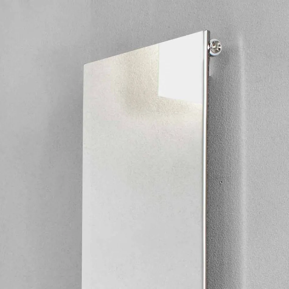 Piastra Radiante Verticale Elettrica in Acciaio Inox Reflex Design 1000 W - Ice Viadurini