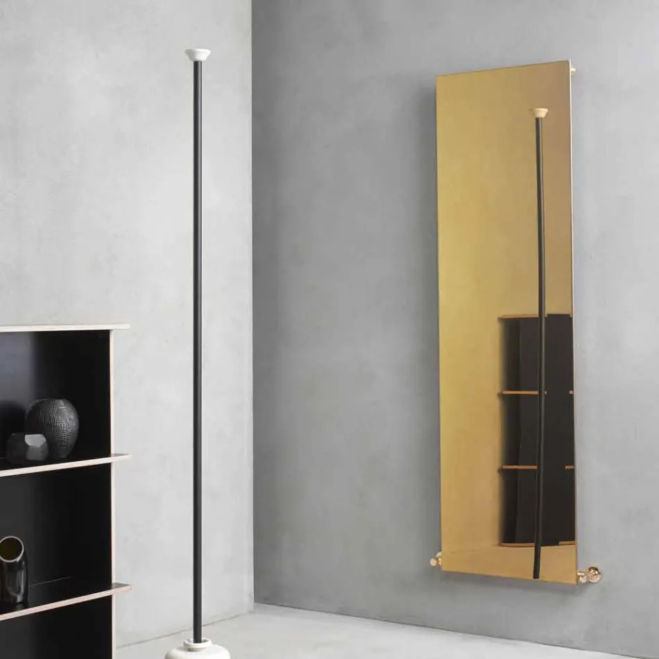 Piastra Radiante Verticale in Oro Design Moderno Pregiato fino a 595 W - Ice Viadurini