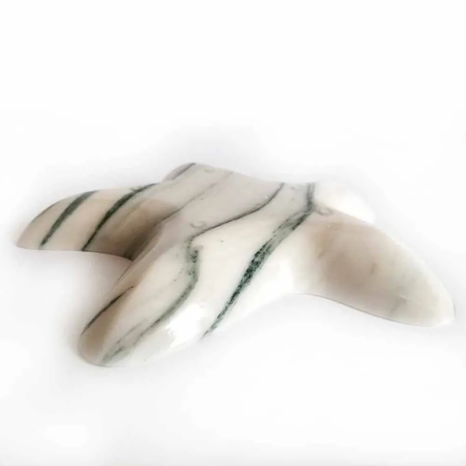 Piattino Moderno in Marmo a Forma di Stella Marina Made in Italy - Ticcio Viadurini