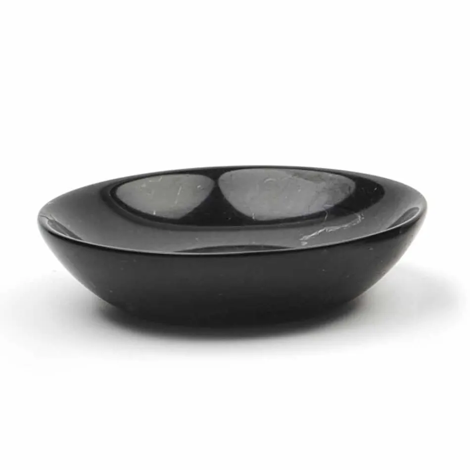 Piattino Moderno Rotondo in Marmo Vari Colori Made in Italy - Spillo Viadurini