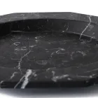 Piatto Piano in Marmo Satinato Varie Finiture Design Lusso Italiano - Rodio Viadurini