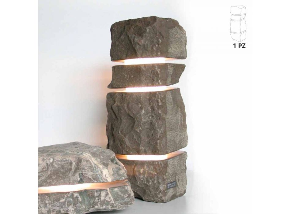 Pietra in marmo Fior di Pesco Carnico luminosa con 3 tagli Stonehenge Viadurini