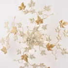 Plafoniera a 6 luci in metallo e cristallo per interni dallo stile ricercato – Orchidea Viadurini