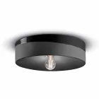 Plafoniera a Soffitto Circolare in Ceramica Colorata Made in Italy – Ferroluce Pi Viadurini