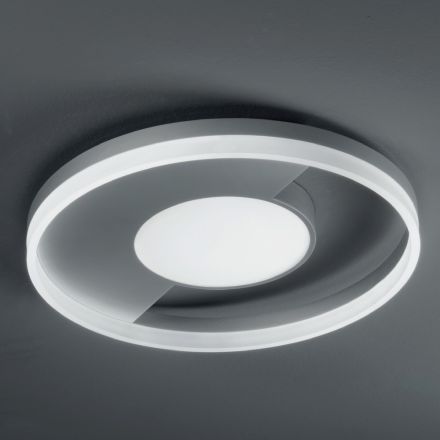 Plafoniera Applique a LED in Metallo con Diffusore Perimetrale - Carmelino Viadurini