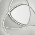 Plafoniera Applique a LED in Metallo Finitura Oro o Argento - Rosella Viadurini