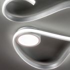 Plafoniera Applique in Metallo con LED Dimmerabile Design Moderno - Steven Viadurini