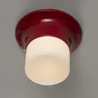 Plafoniera Artigianale da Esterno in Maiolica Made in Italy - Toscot Swinger Viadurini