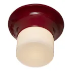 Plafoniera Artigianale da Esterno in Maiolica Made in Italy - Toscot Swinger Viadurini