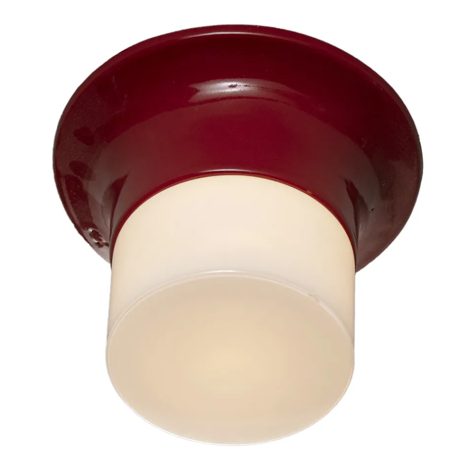 Plafoniera Artigianale da Esterno in Maiolica Made in Italy - Toscot Swinger Viadurini