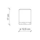 Plafoniera Artigianale in Legno e Ceramica Design Stile Nordico - Nateca Viadurini