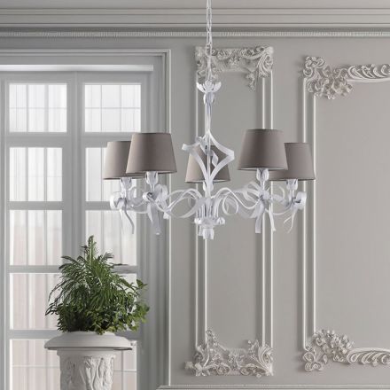 Plafoniera bianca LED per illuminare ambienti moderni e ordinati – Dalia Viadurini