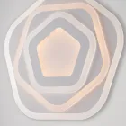 Plafoniera Bianco Led per Illuminazione Interni - Vega Viadurini