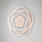 Plafoniera Bianco Led per Illuminazione Interni - Vega Viadurini