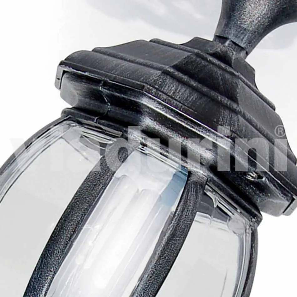 Plafoniera da esterno in alluminio pressofuso made in Italy, Anika Viadurini