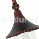 Plafoniera da giardino in alluminio pressofuso made in Italy, Anusca Viadurini