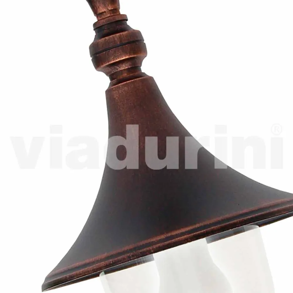 Plafoniera da giardino in alluminio pressofuso made in Italy, Anusca Viadurini