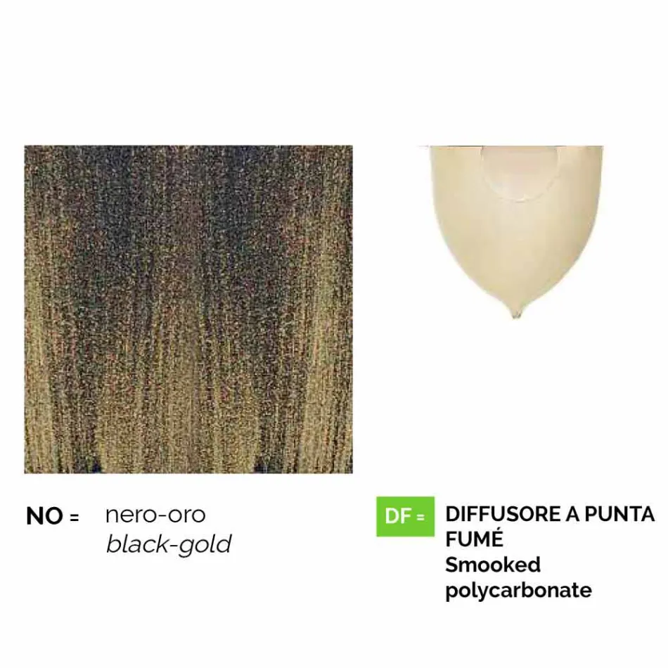 Plafoniera da giardino in alluminio pressofuso made in Italy, Anusca Viadurini