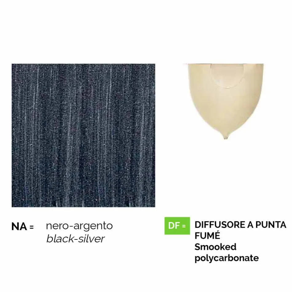 Plafoniera da giardino in alluminio pressofuso made in Italy, Anusca Viadurini