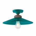 Plafoniera da soffitto di design in ceramica e ottone Cecilia Viadurini