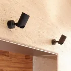 Plafoniera Faretto Orientabile in Alluminio Bianco o Nero 4 Pezzi - Lazzaro Viadurini