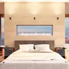 Plafoniera Faretto Orientabile in Alluminio Bianco o Nero 4 Pezzi - Lazzaro Viadurini