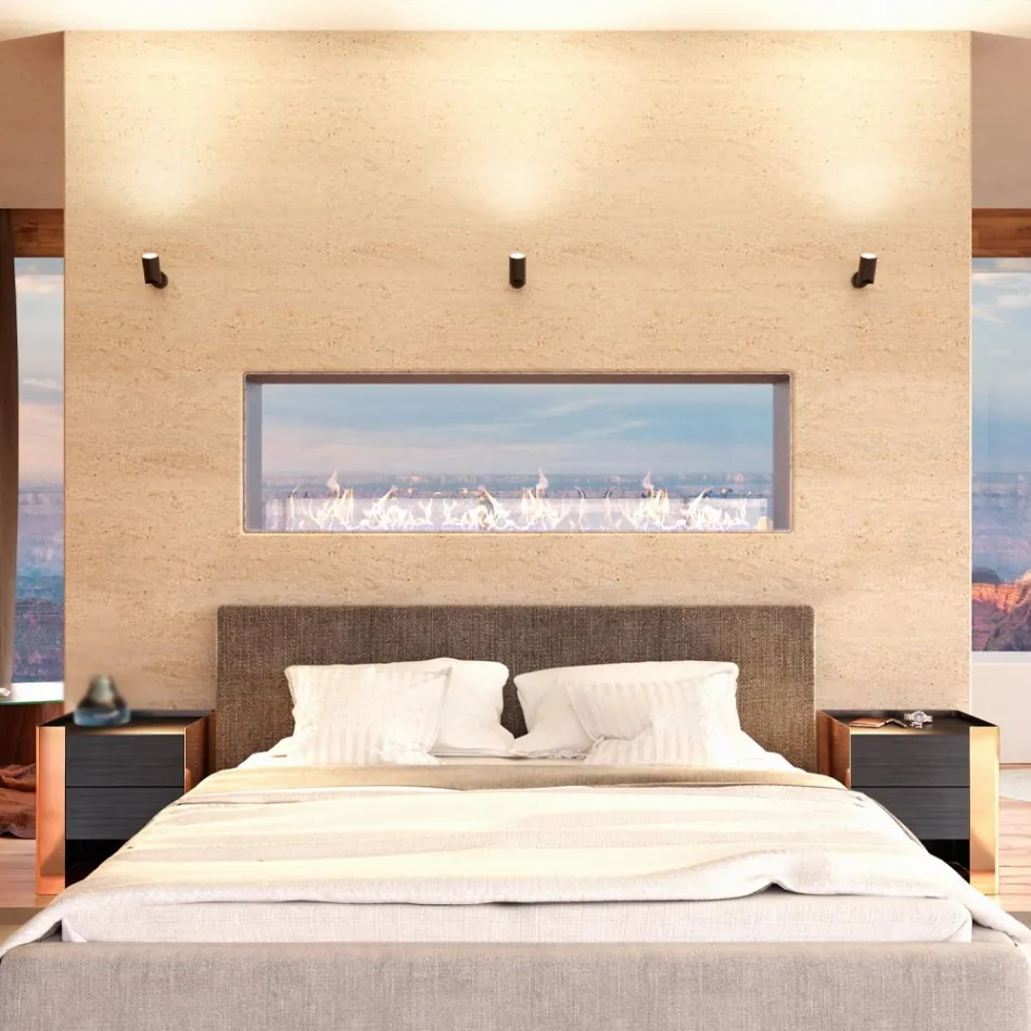 Plafoniera Faretto Orientabile in Alluminio Bianco o Nero 4 Pezzi - Lazzaro Viadurini