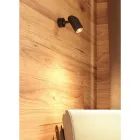 Plafoniera Faretto Orientabile in Alluminio Bianco o Nero 4 Pezzi - Lazzaro Viadurini