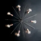 Plafoniera Ferro e Made in Italy per Arredare L’interno - Olanda Viadurini