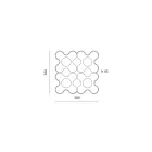 Plafoniera in Ceramica Colorata Realizzata a Mano in Italia - Toscot Clover Viadurini