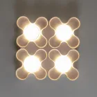 Plafoniera in Ceramica Colorata Realizzata a Mano in Italia - Toscot Clover Viadurini