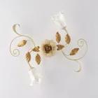 Plafoniera in Ferro Laccato Avorio Decape Made in Italy per Arredare L’interno - Marrakech Viadurini