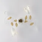 Plafoniera in Ferro Laccato Avorio Decape Made in Italy per Arredare L’interno - Marrakech Viadurini