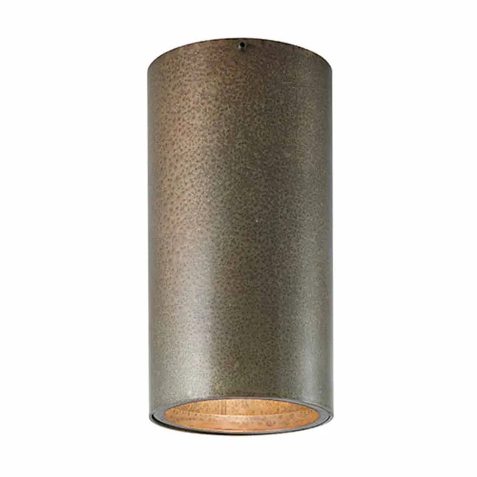 Plafoniera in ferro o ottone stile industriale Girasoli Il Fanale Viadurini