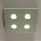 Plafoniera in Maiolica Toscana Smaltata Realizzata in Italia - Toscot Vivaldi Viadurini