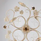 Plafoniera in metallo cromo LED Made in Italy per ambienti moderni – Fiore Viadurini