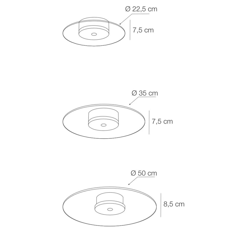 Plafoniera in Metallo e Diffusore in Plexiglass Micro-Puntinato - Nora Viadurini