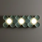 Plafoniera Moderna in Ceramica Realizzata a Mano in Italia - Toscot Clover Viadurini