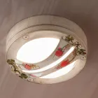 Plafoniera o Applique per Esterni in Alluminio Dipinto a Mano - Brindisi Viadurini