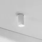 Plafoniera rotonda per esterno Nadir 9 in gesso o in cemento Viadurini